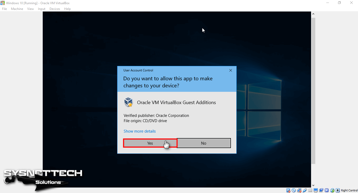 Install Virtualbox Windows 10